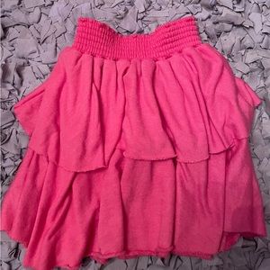 T2 love pink skirt